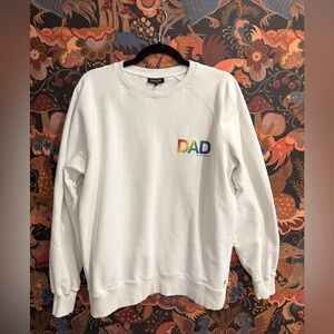 White DAD Sweatshirt